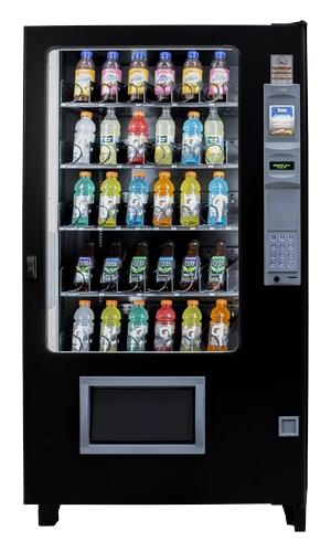 Cold beverage vending machine