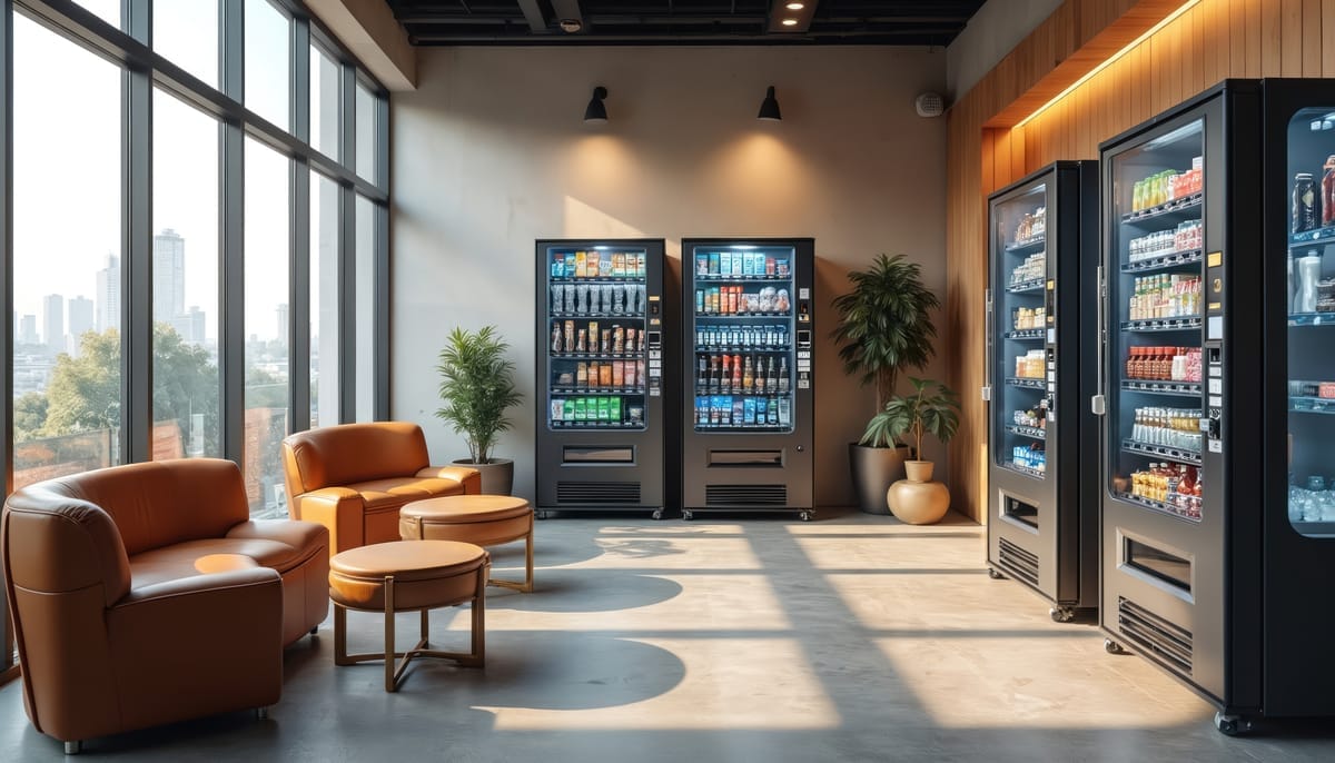 Snack vending machine service